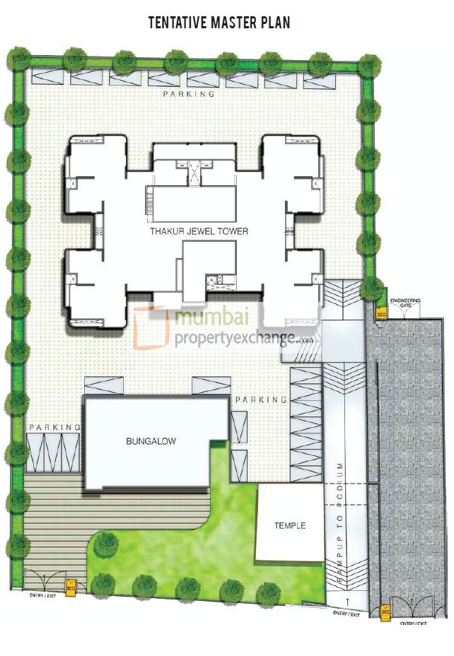 3 BHK Semi-Furnished in Thakur Jewel, Kandivali East - Photo 4