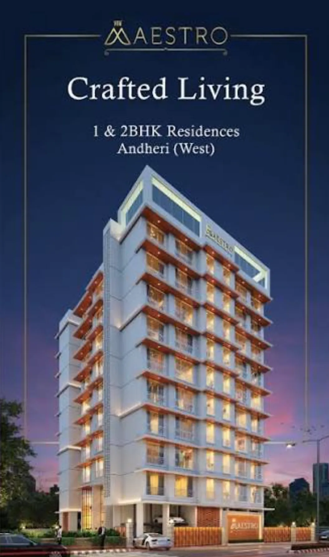 1 BHK in MDM Maestro, Andheri West