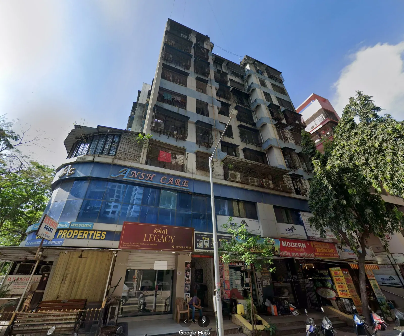 1 BHK Semi Furnished in Neelgagan Society , Andheri West
