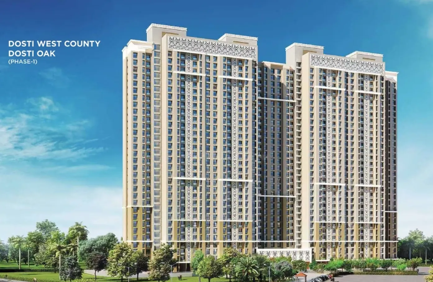 2 BHK in Dosti Oak, Thane West