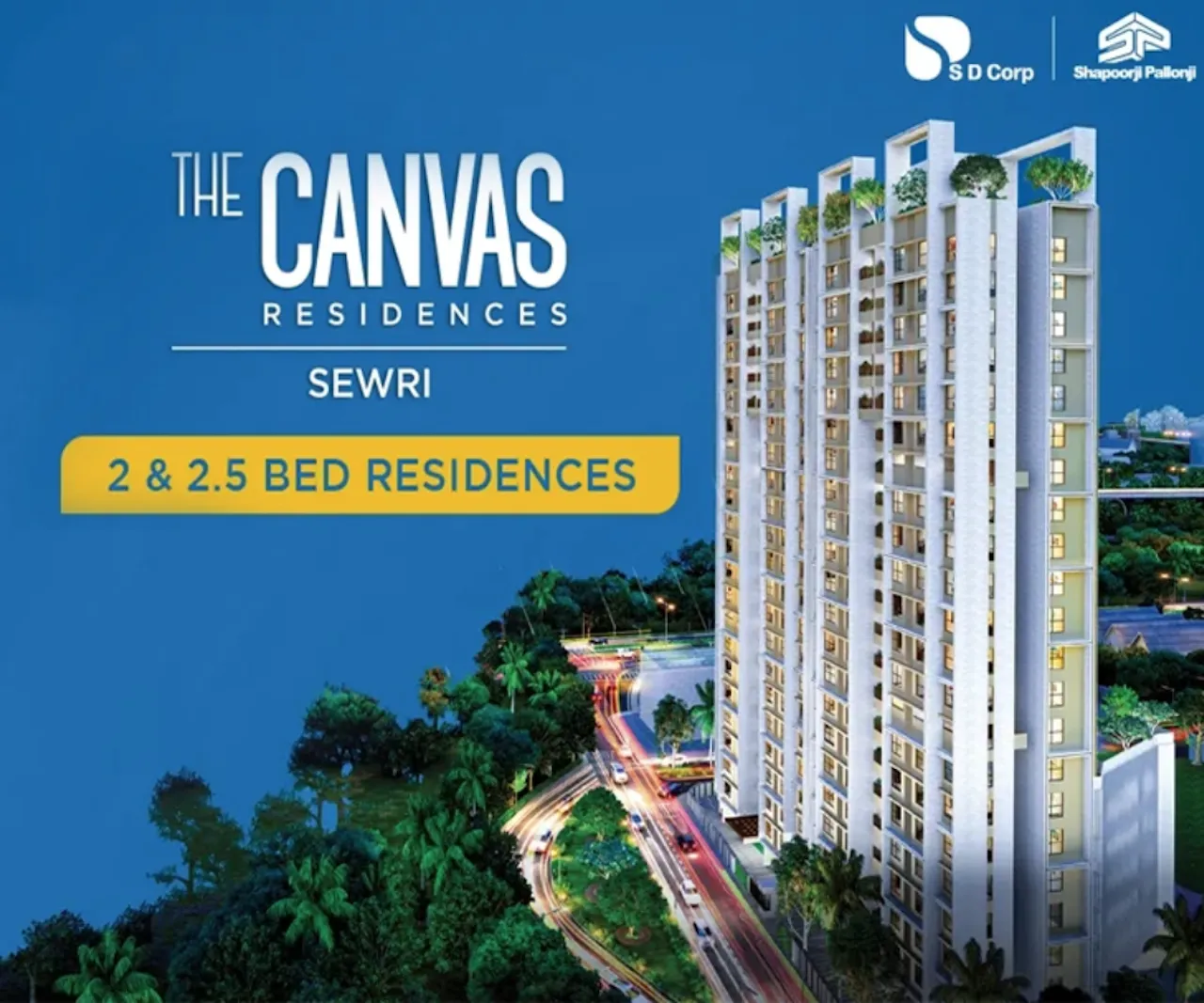 2.5 BHK in Shapoorji Pallonji The Canvas Residences, Sewri