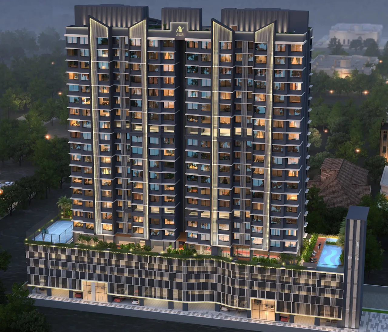 2 BHK Unfurnished in Aikya Roots, Vikhroli