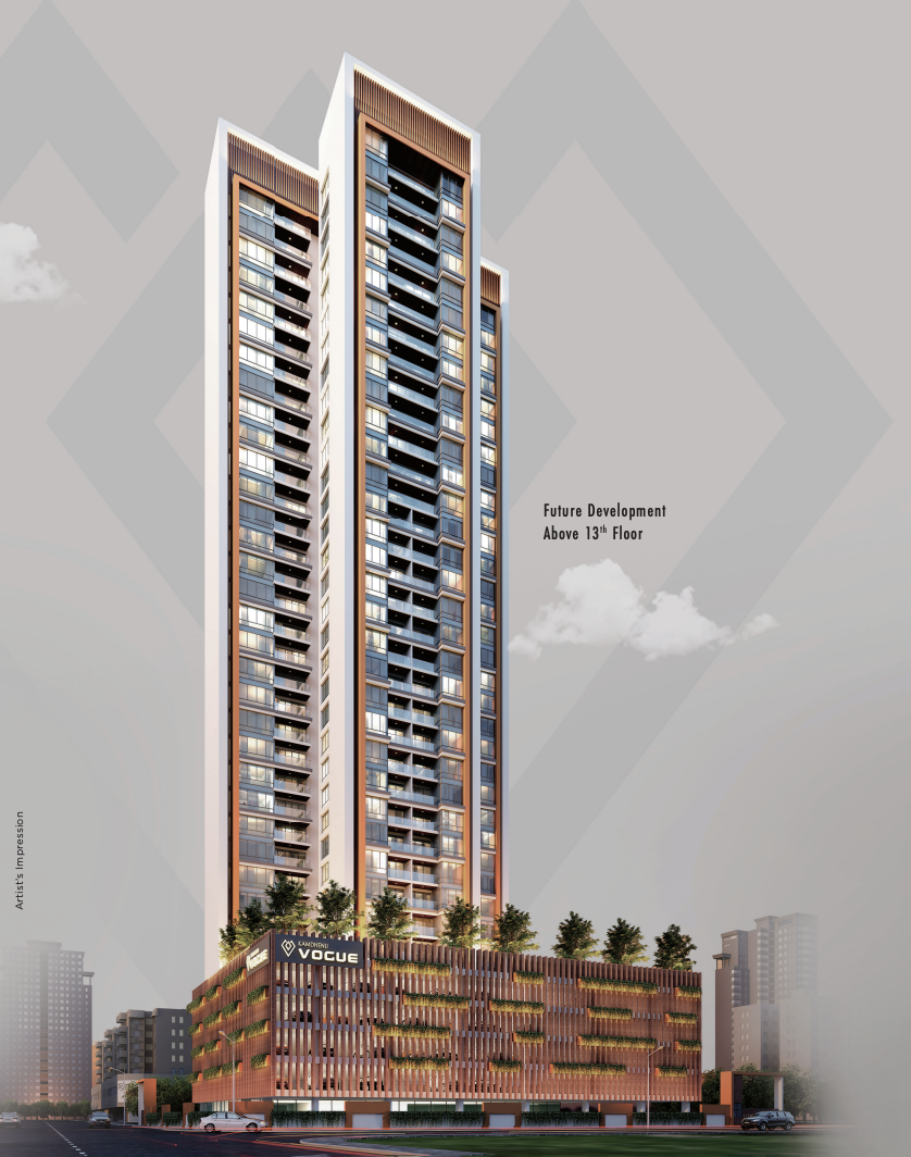 2 BHK Semi-Furnished in Kamdhenu Vogue, Sanpada - Photo 1