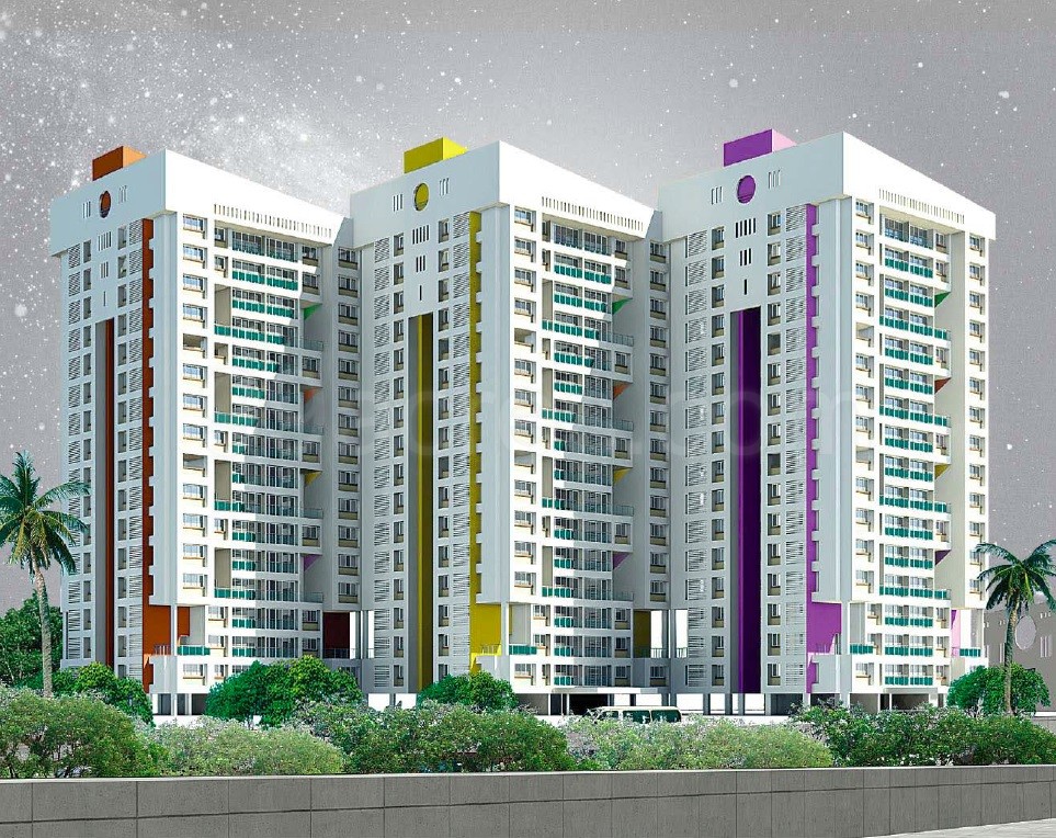 3 BHK Semi-Furnished in Jangid Galaxy, Thane West - Photo 1