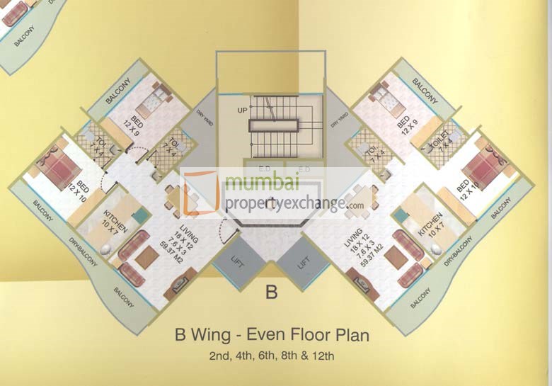 2 BHK Fully Furnished in Elite Heights, Kharghar - Photo 4
