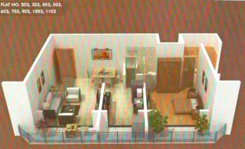 2 BHK Semi-Furnished in Fortune Heights, Santacruz East - Photo 2