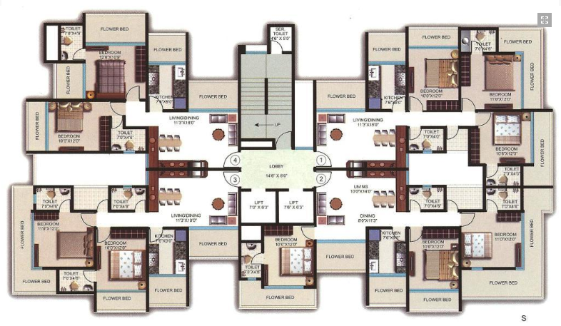 2 BHK Semi-Furnished in Vireshwar Heights, Vile Parle East - Photo 4