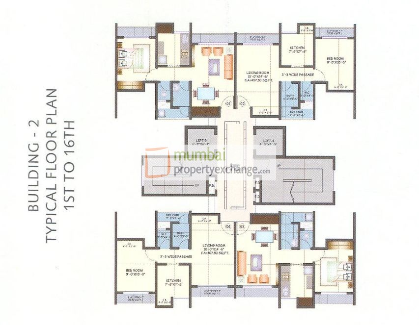 2 BHK Fully Furnished in Ace Square, Thane West - Photo 3