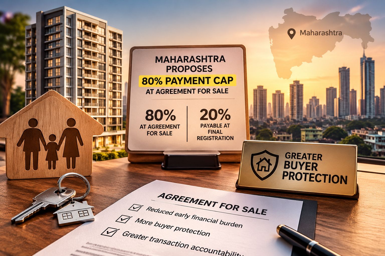 Maharashtra mulls 80% cap on upfront payments in property deals