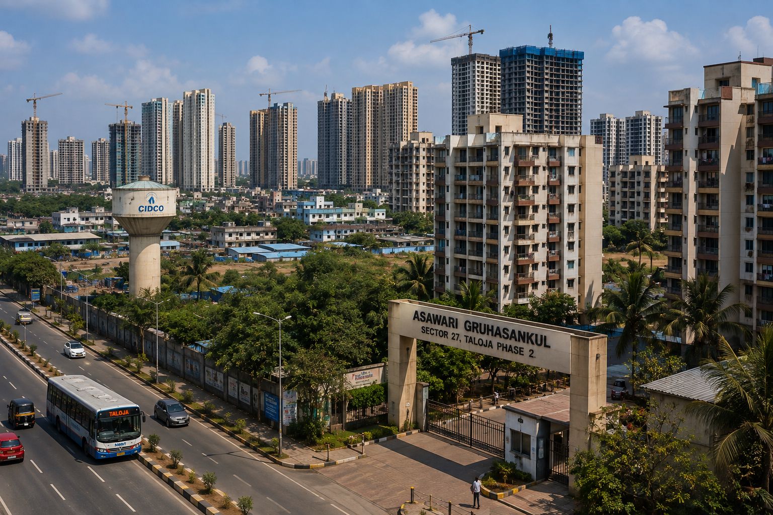 Water problems affects 4,338 Taloja flats