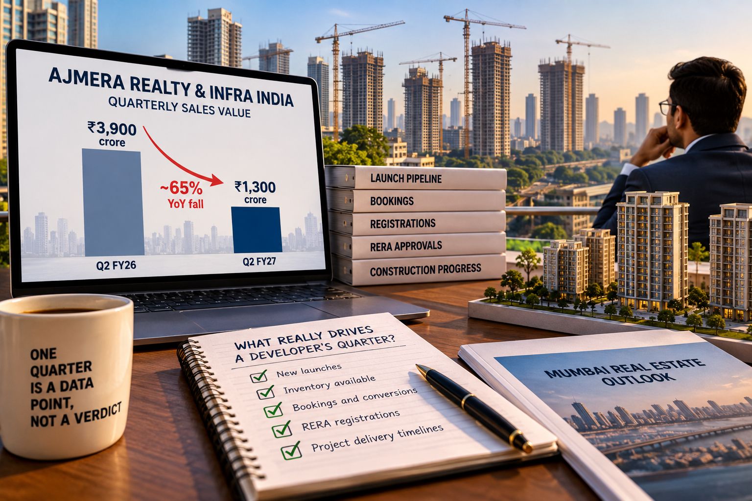 Ajmera Realty's Q2 sales value drops sharply, a reminder of lumpy launches