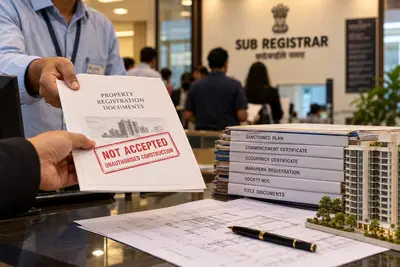 Maharashtra bars registration of unauthorised building documents