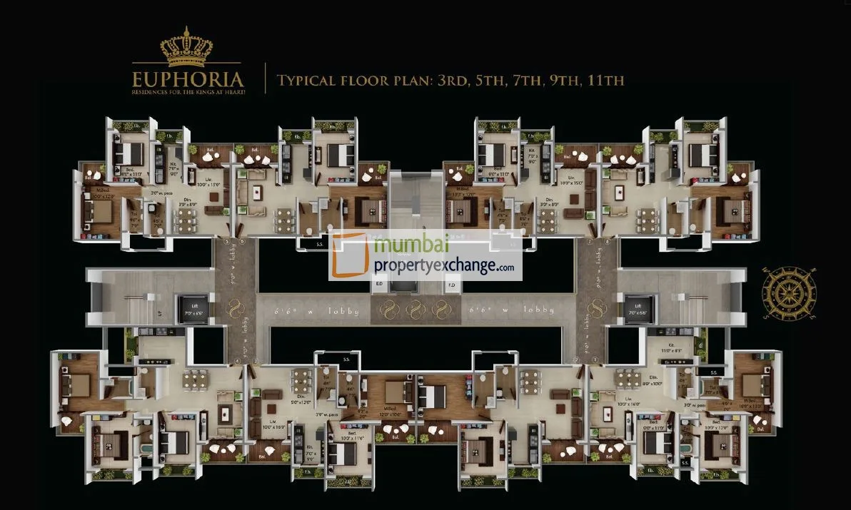Euphoria, Ulwe — floor plan 1