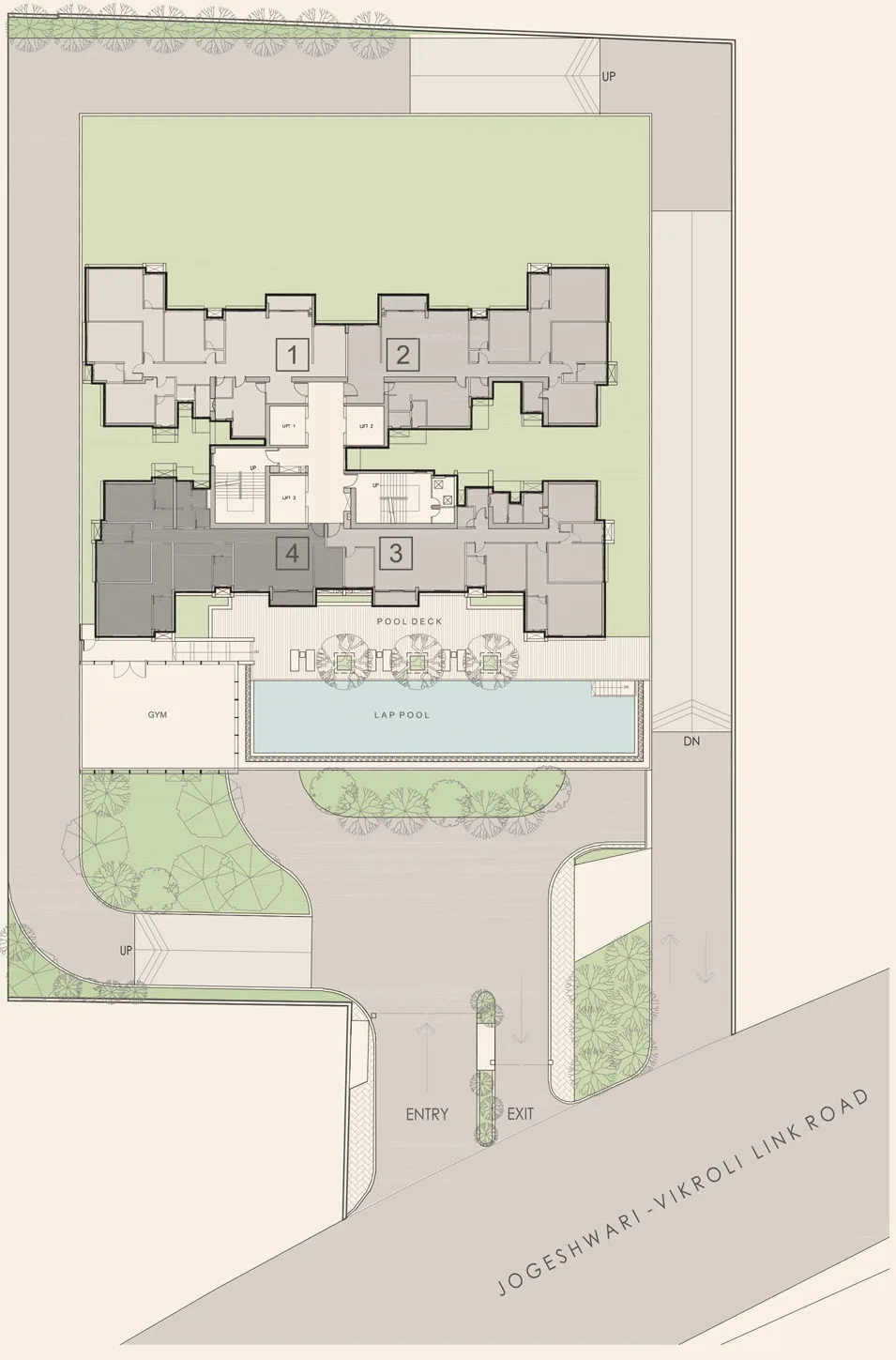 Oberoi Prisma, Andheri East — floor plan 1