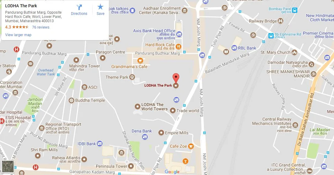 Lodha Marquise, Worli — floor plan 2