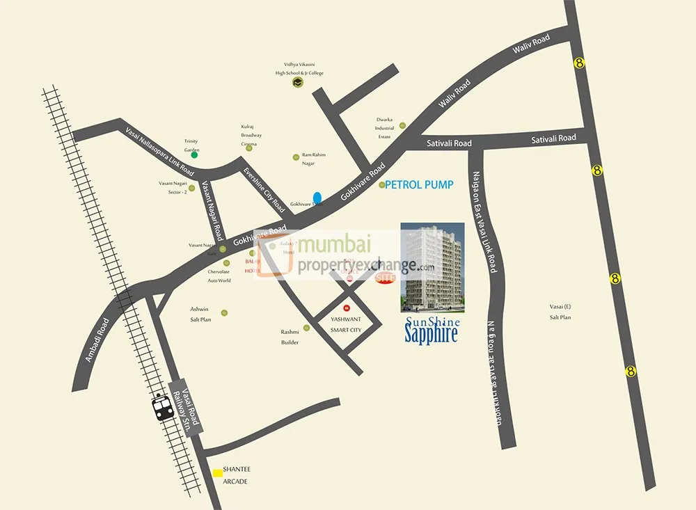 Sunshine Sapphire, Vasai — floor plan 2