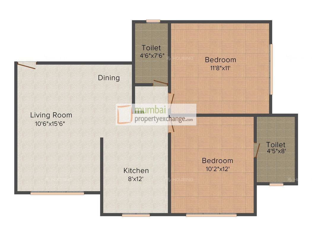 1 BHK Unfurnished in Sheetal Kund, Malad East - Photo 3