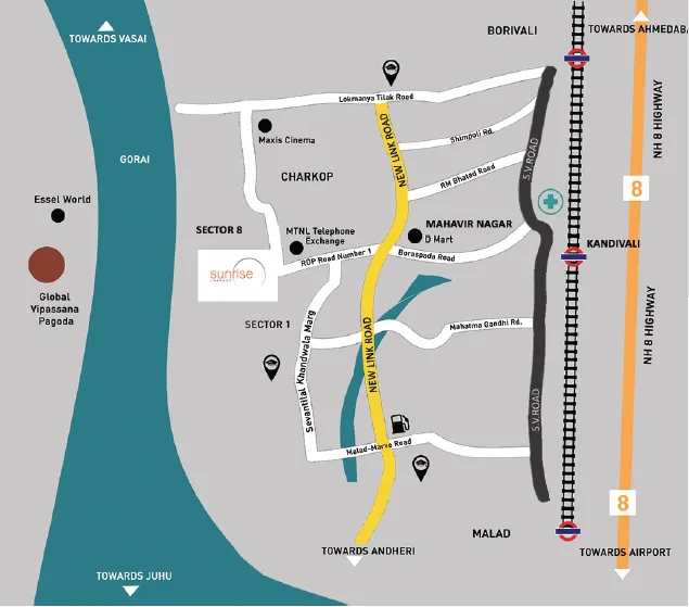 Sunrise D, Kandivali West — floor plan 2