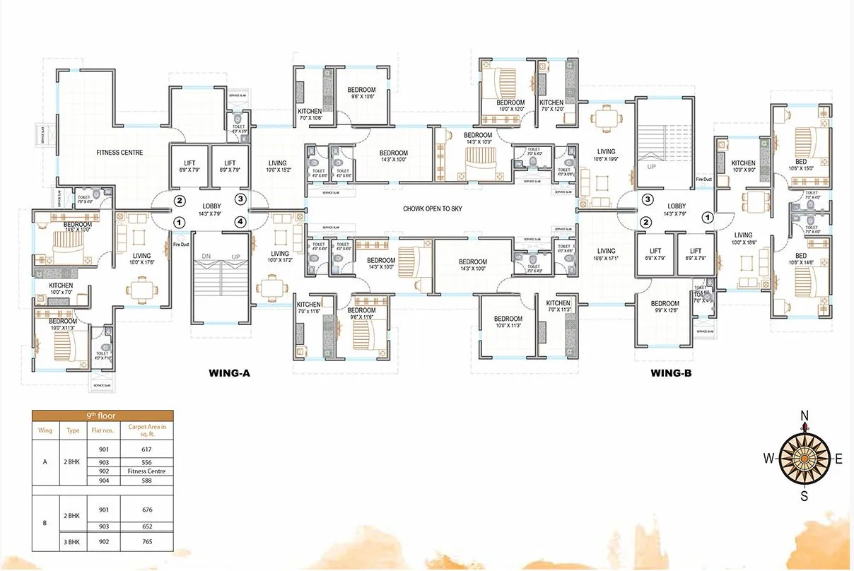 Ujval, Goregaon East — floor plan 1