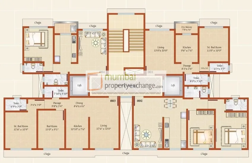 Divyam Heights, Andheri West — floor plan 1