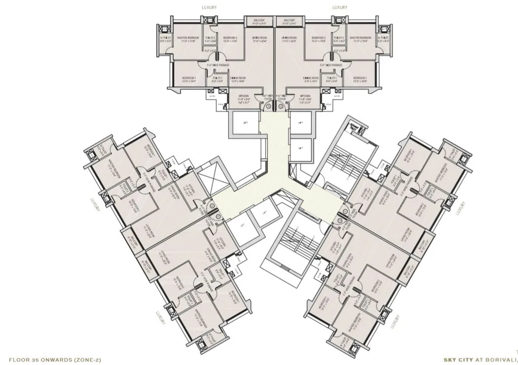 Sky City Towers A To D