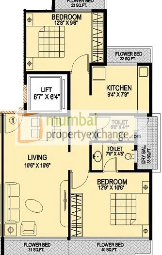 Balaji Aanchal, Ulwe — floor plan 1