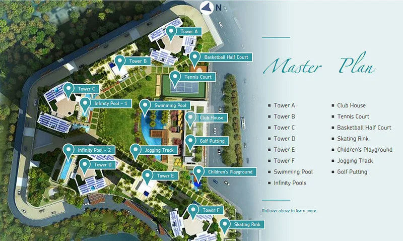 Aveza Infinium Signature, Mulund East — floor plan 1