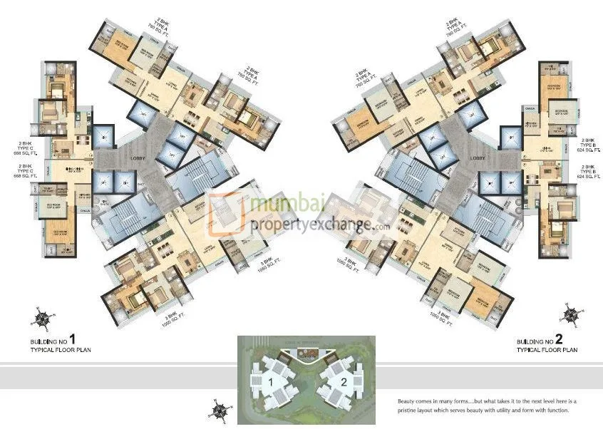 Northern Heights, Dahisar East — floor plan 1