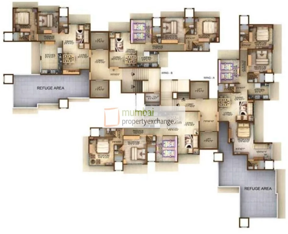 Madhuban Heights, Borivali West — floor plan 1