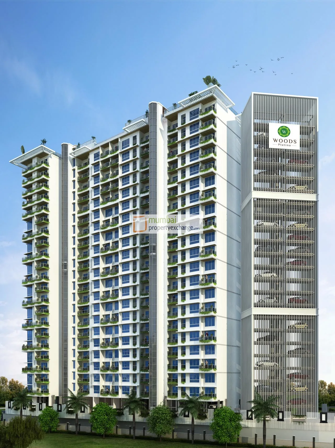 Woods Platina Wing B- Ebony Tower