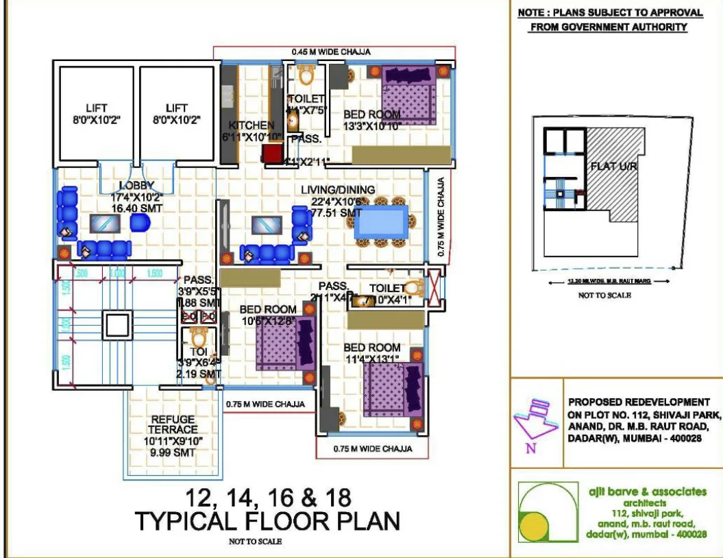 Anand, Dadar West — floor plan 1