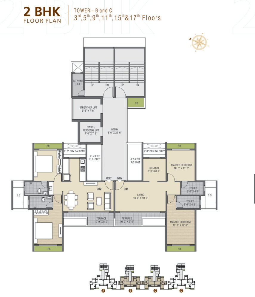 Grand Plaza, Ghansoli — floor plan 1