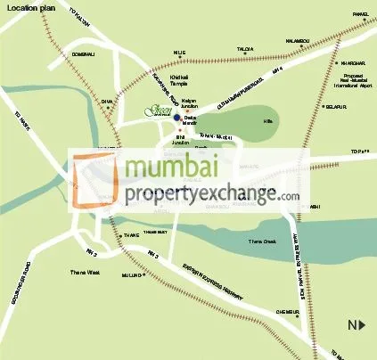 Green Avenue 1B, Thane West — floor plan 2