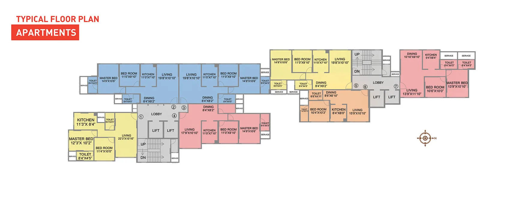 Nahar Cayenne, Powai — floor plan 1