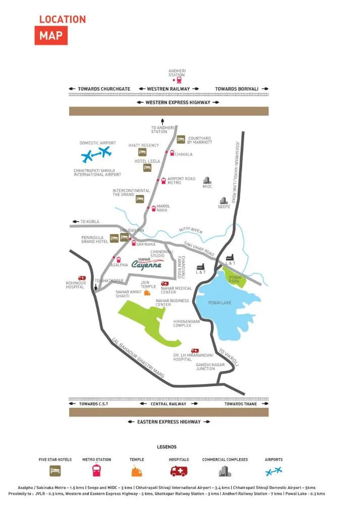 Nahar Cayenne, Powai — floor plan 2