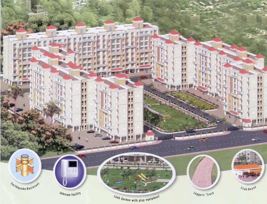 2 BHK in Kores Nakshatra, Thane West