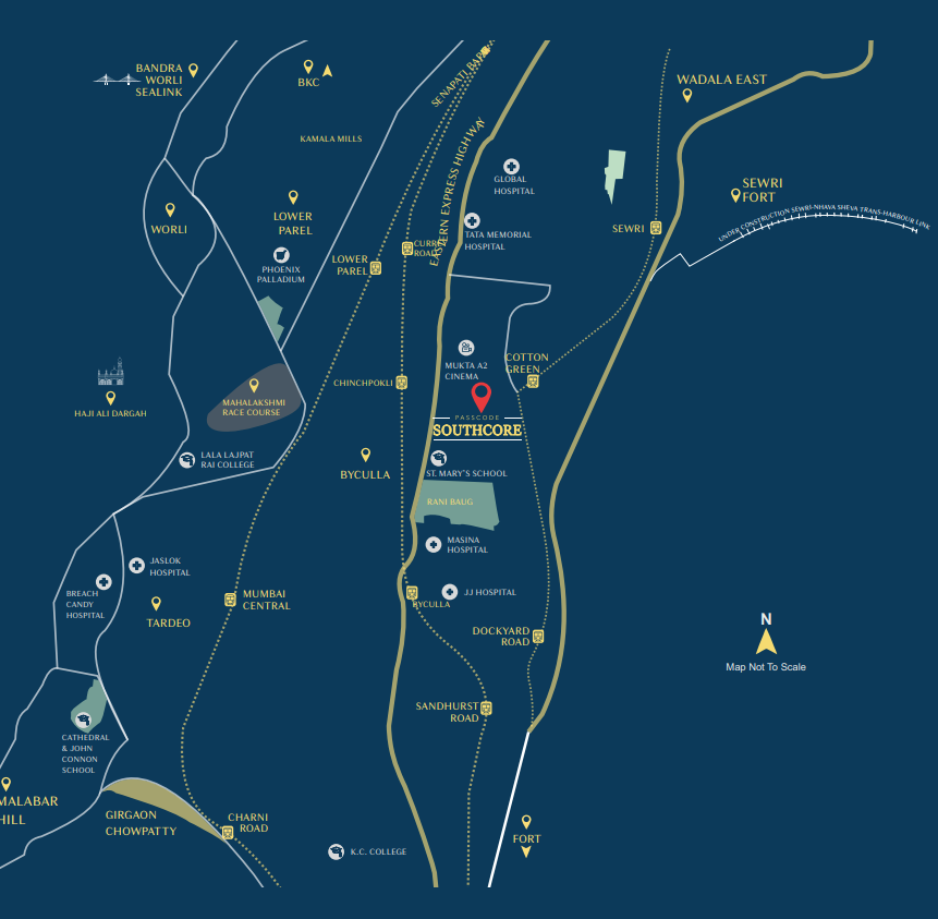 Vardhman Flora, Byculla — floor plan 2