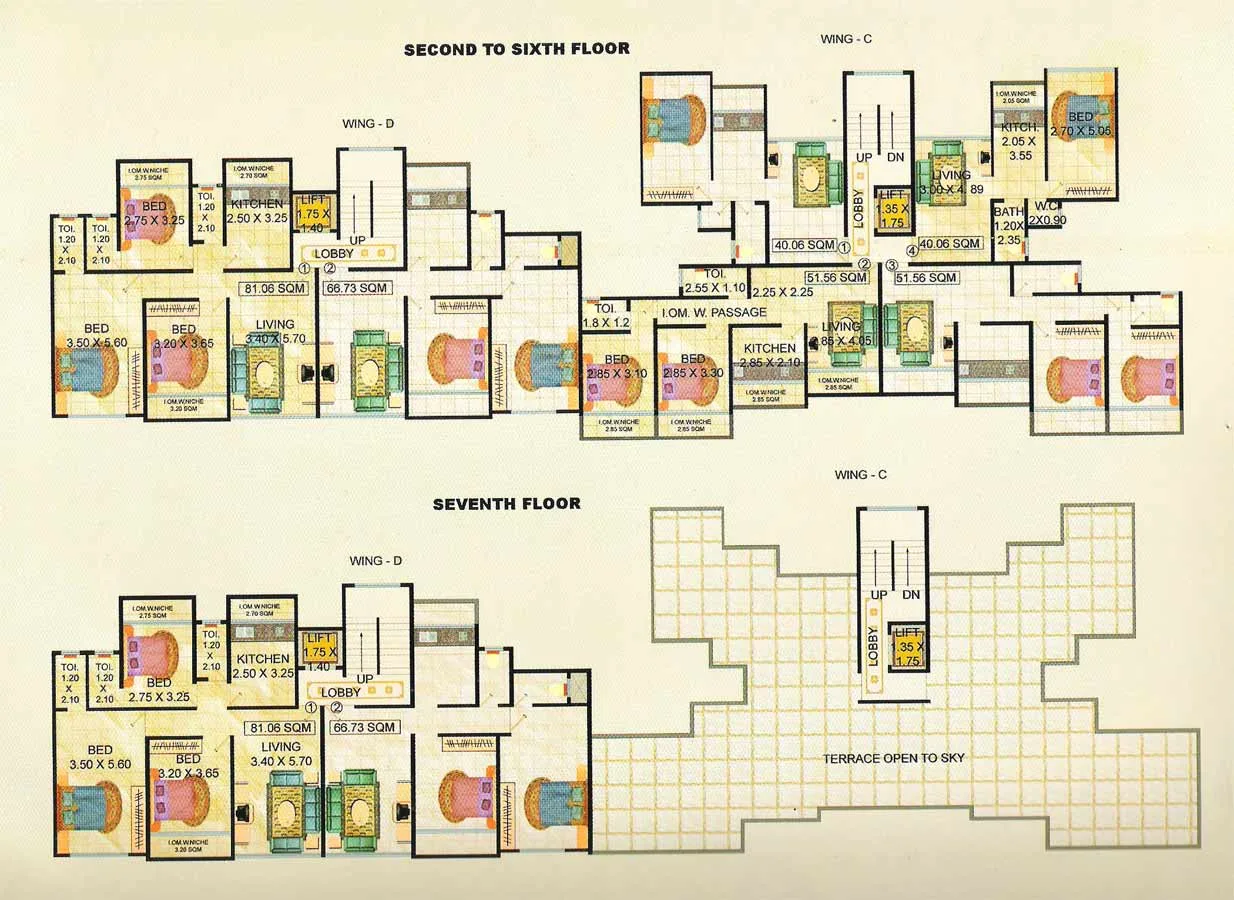 Balaji Empire, Chembur — floor plan 1