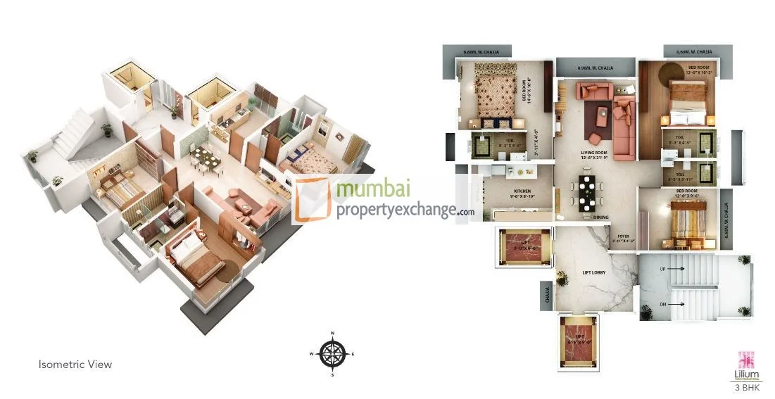 Lilium, Santacruz West — floor plan 1