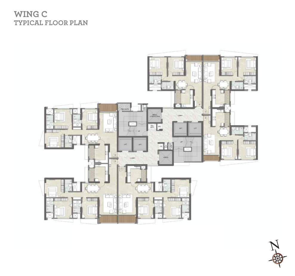 Kalpataru Radiance, Goregaon West — floor plan 1