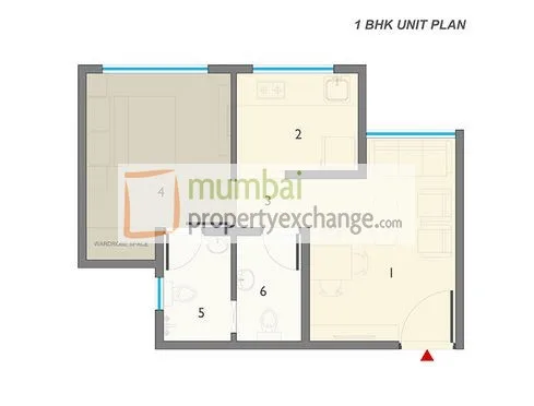Florante, Andheri East — floor plan 1