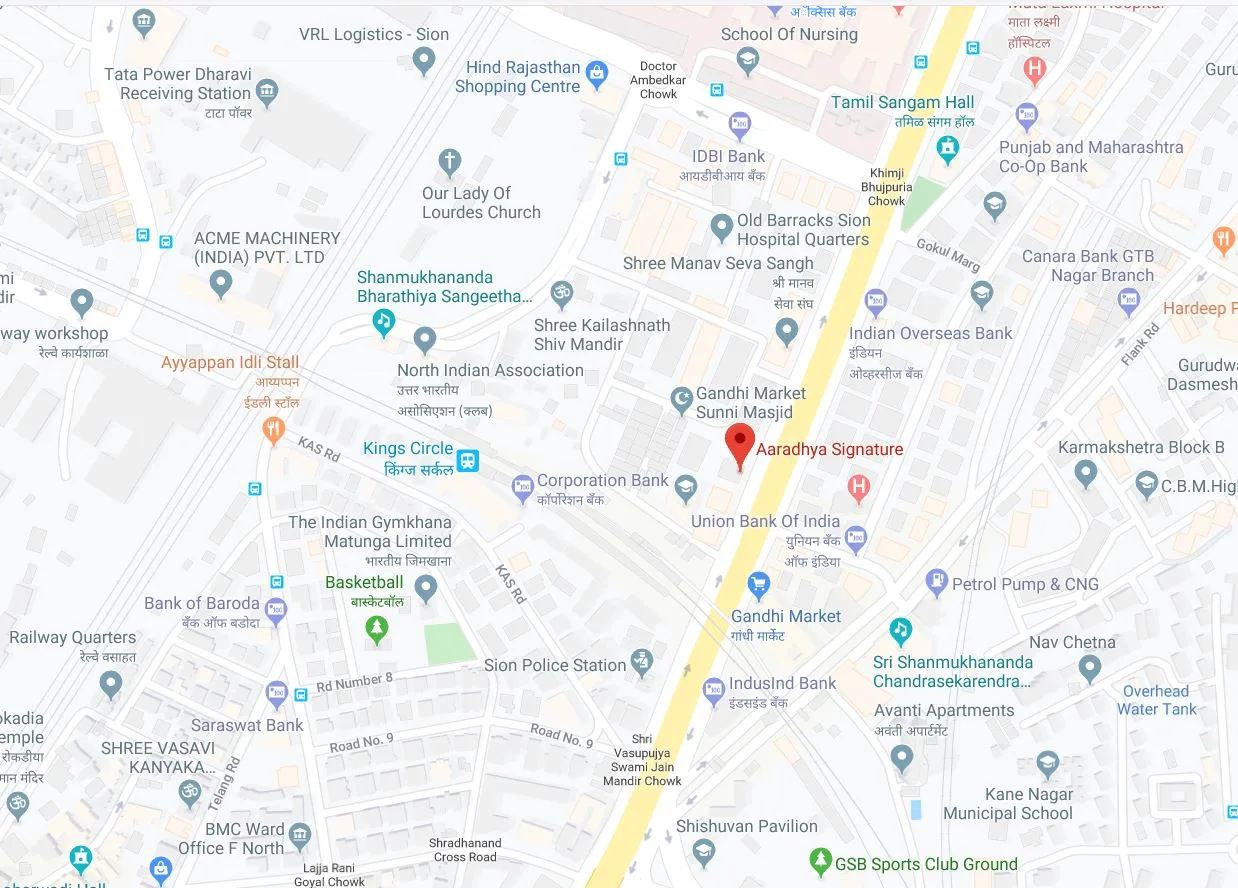 Aaradhya Signature, Sion — floor plan 2