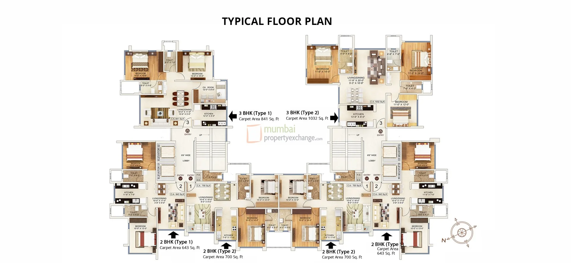 Aaradhya One, Chembur — floor plan 1