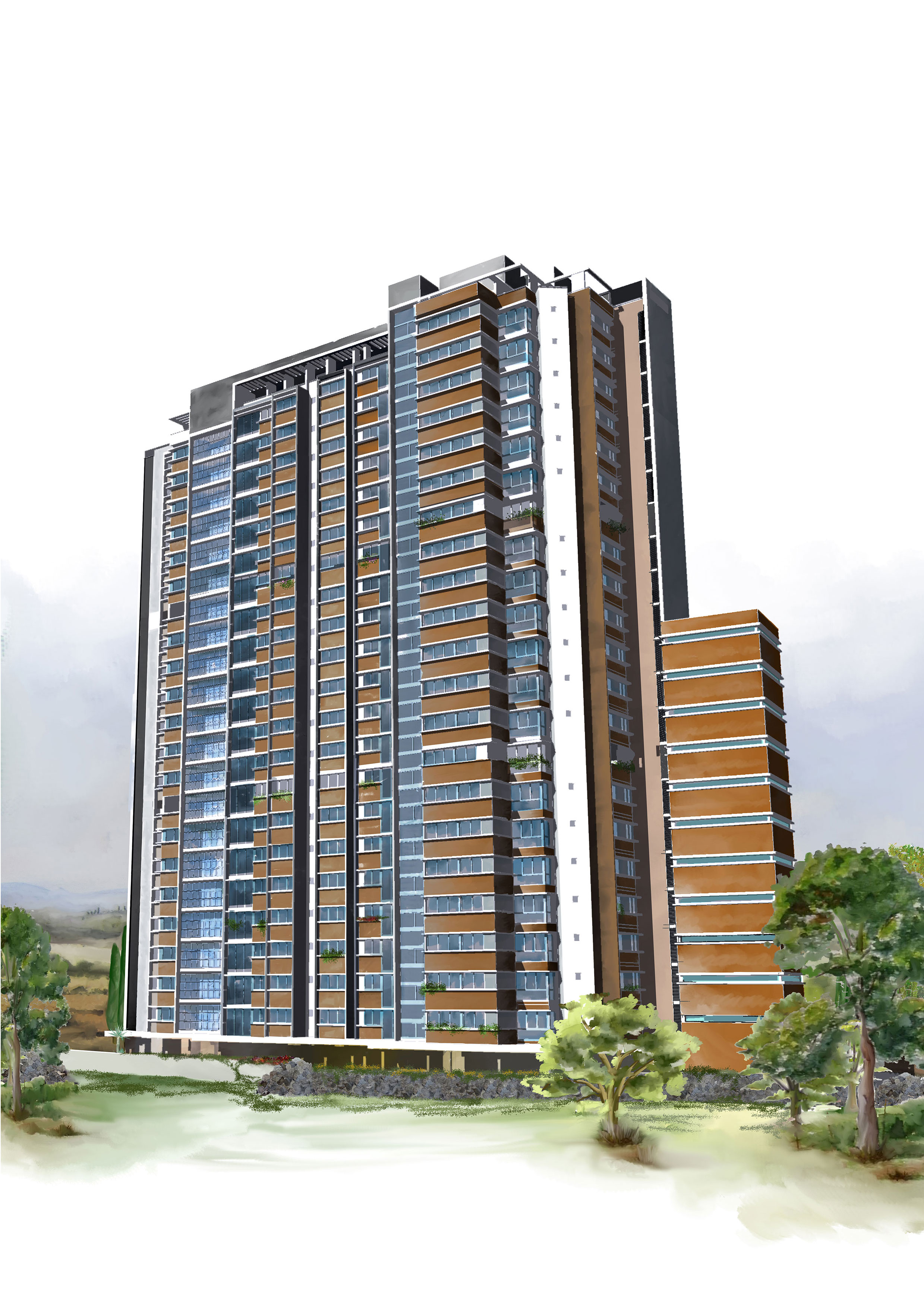 2 Semi-Furnished in Neelyog Aashiyana , Kandivali West