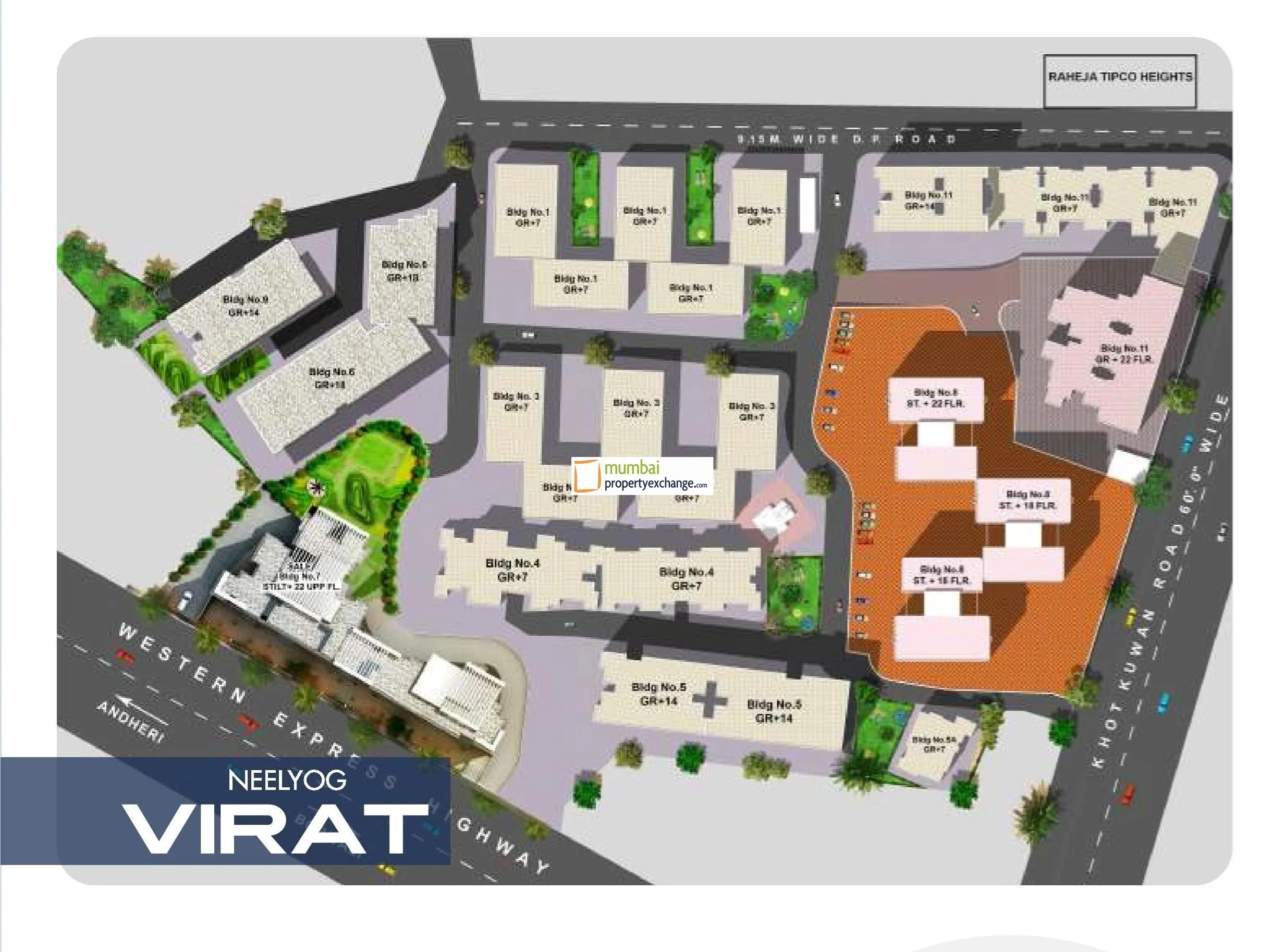 Neelyog Virat - B Wing, Malad East — floor plan 2