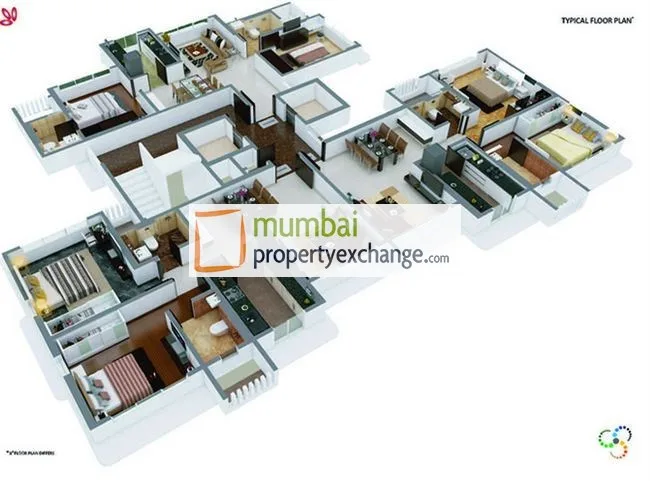 Acropolis, Borivali West — floor plan 1