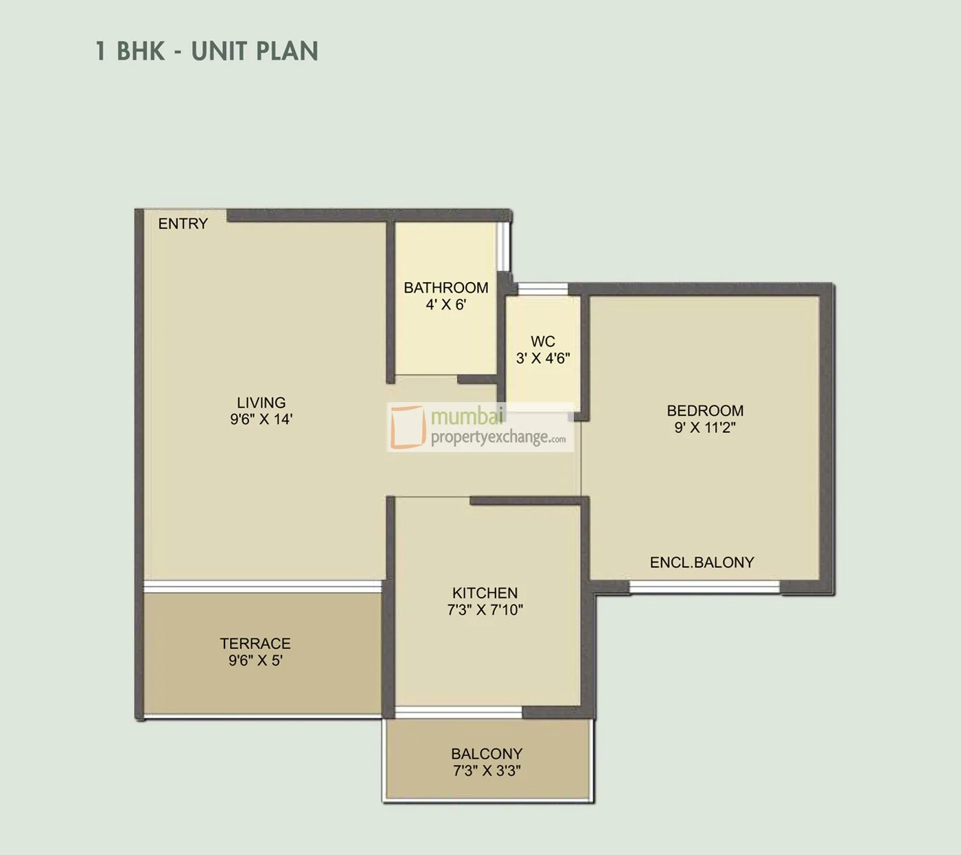 Siddhivinayak Garima, Taloja — floor plan 1