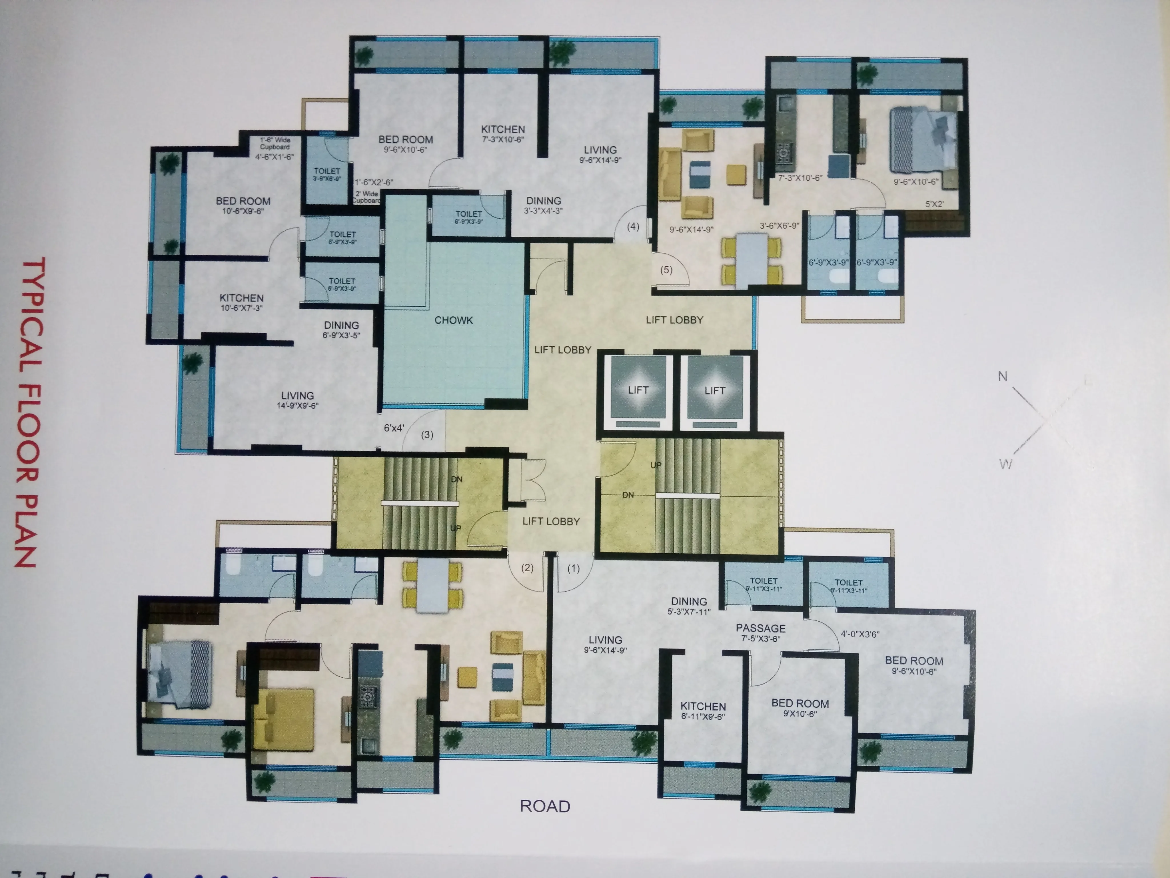 Jyoti Breeze, Mira Road — floor plan 1