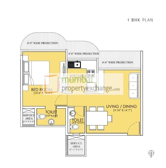 2 BHK Untouched in Ruparel Sky Greens, Kandivali West - Photo 5