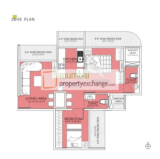 2 BHK Untouched in Ruparel Sky Greens, Kandivali West - Photo 6
